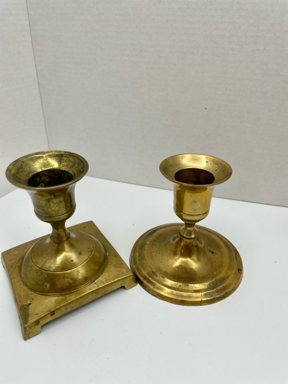 Brass Candlestick Set - Vintage Brass/Gold Home Accents - Picture 16 of 16